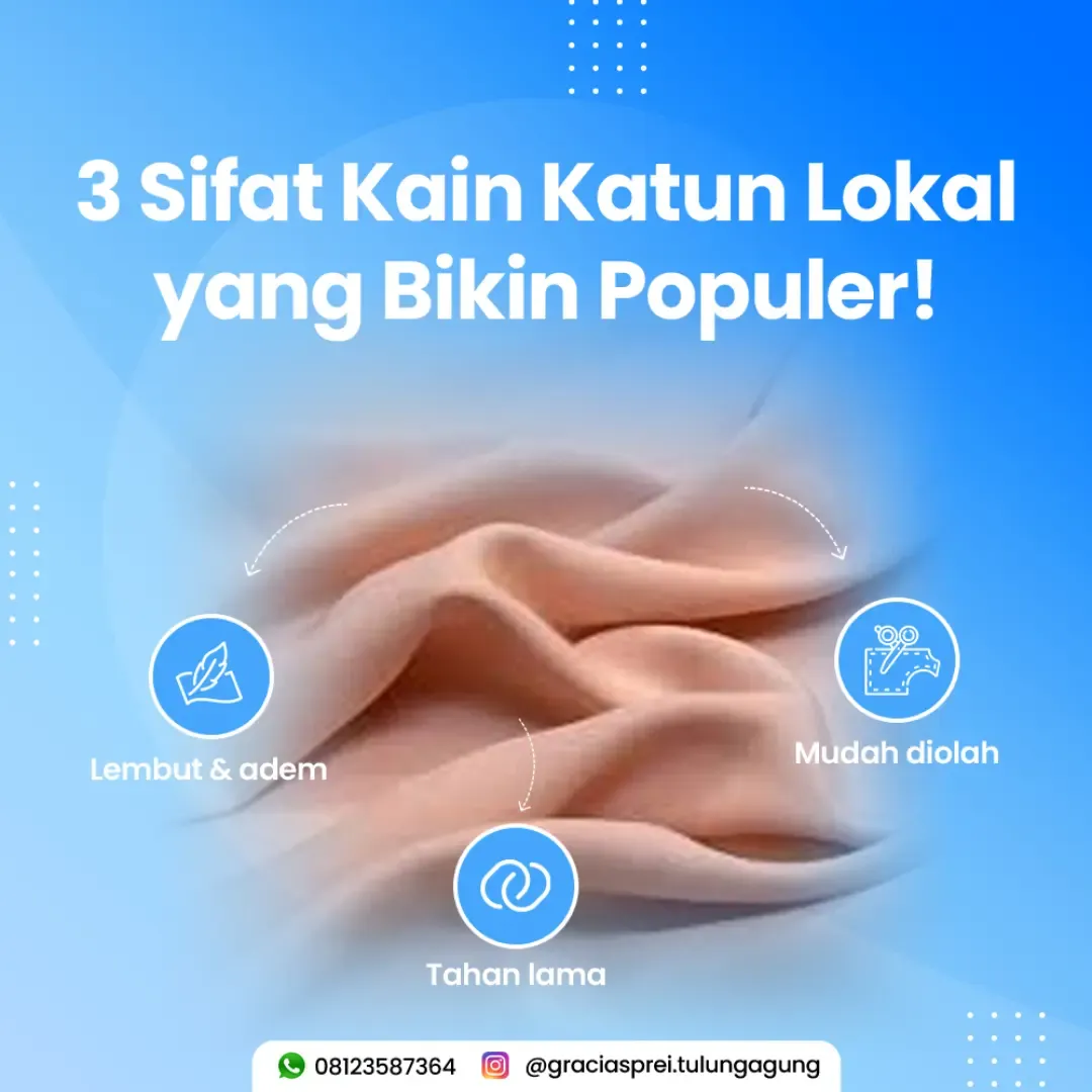 <p>Kain katun local sangat popular di semua kalang